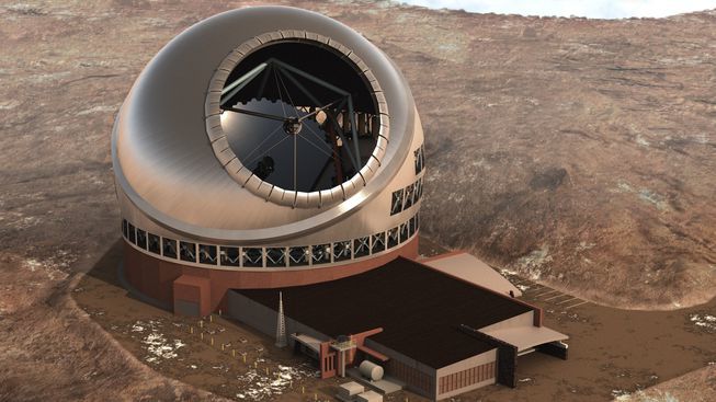 Тридцатиметровый телескоп будет построен на Гавайях