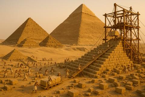 Пирамида Менкаура раскрывает секрет: учёные нашли следы возможного скрытого входа