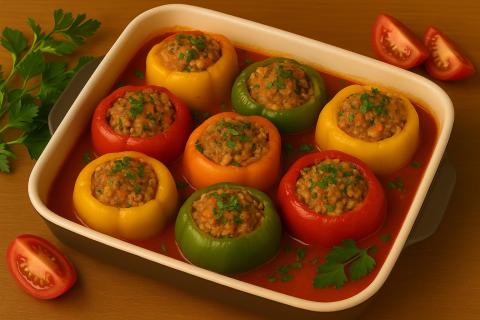 Диетологи назвали фаршированные перцы с мясом и овощами сбалансированным блюдом
