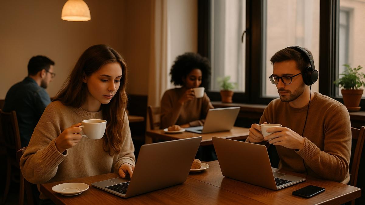 Работа в уютной кофейне Работа в уютной кофейне