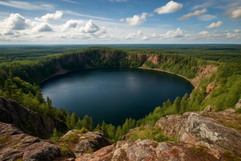 Неизвестный объект оставил кратер у Корбозера в 1961 году — очевидцы