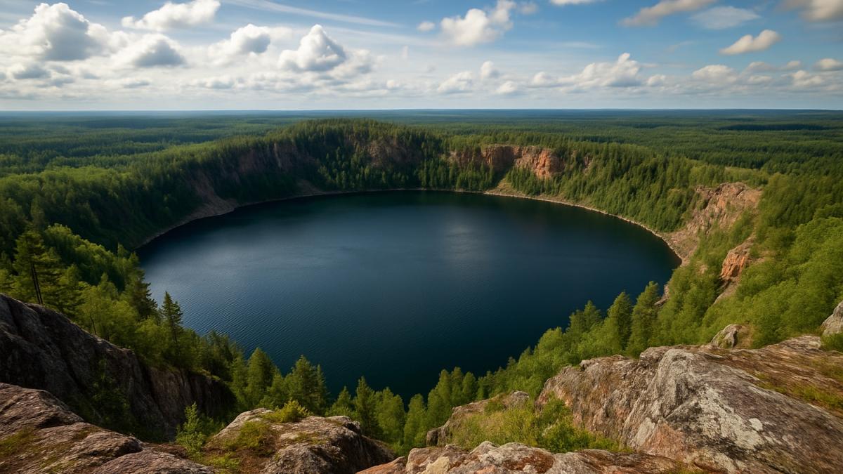 Метеоритный кратер Лаппаярви