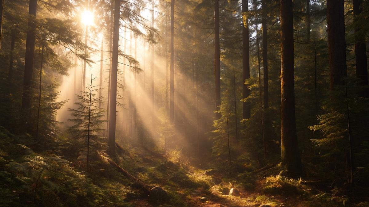 Лесное купание