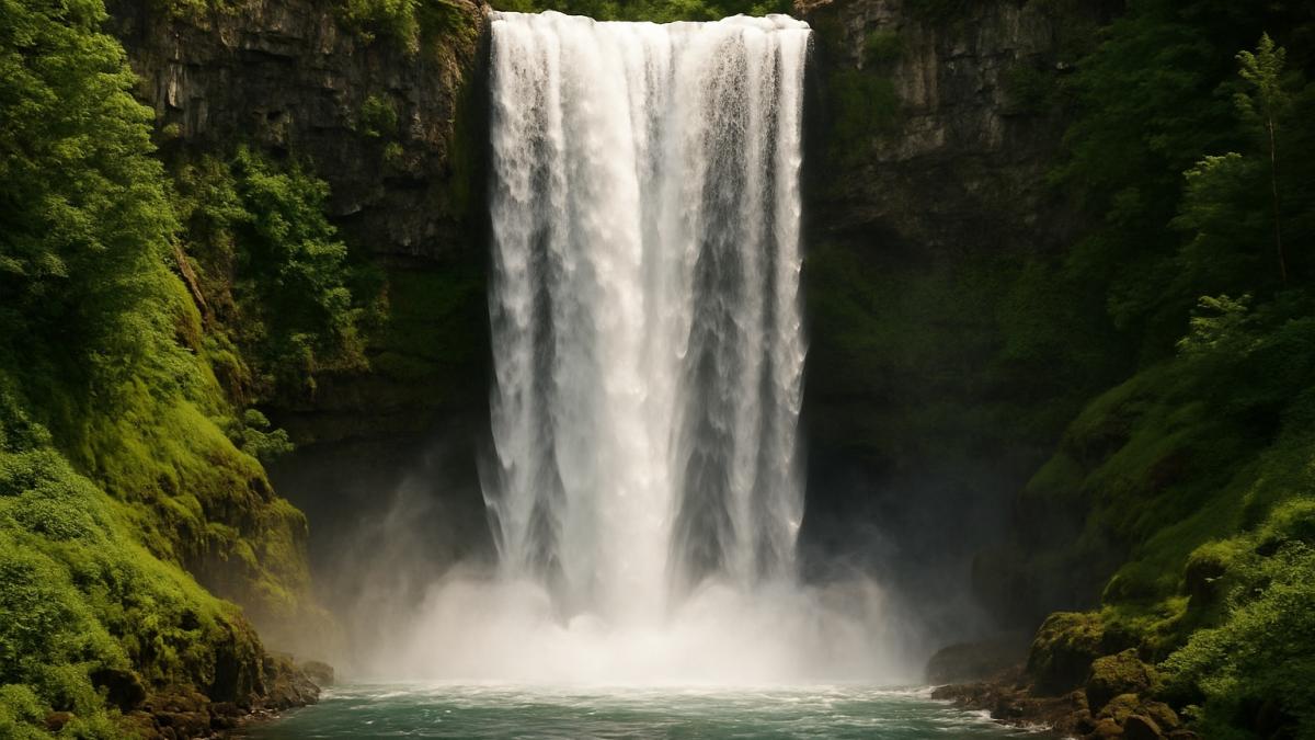 Водопад — сила лета