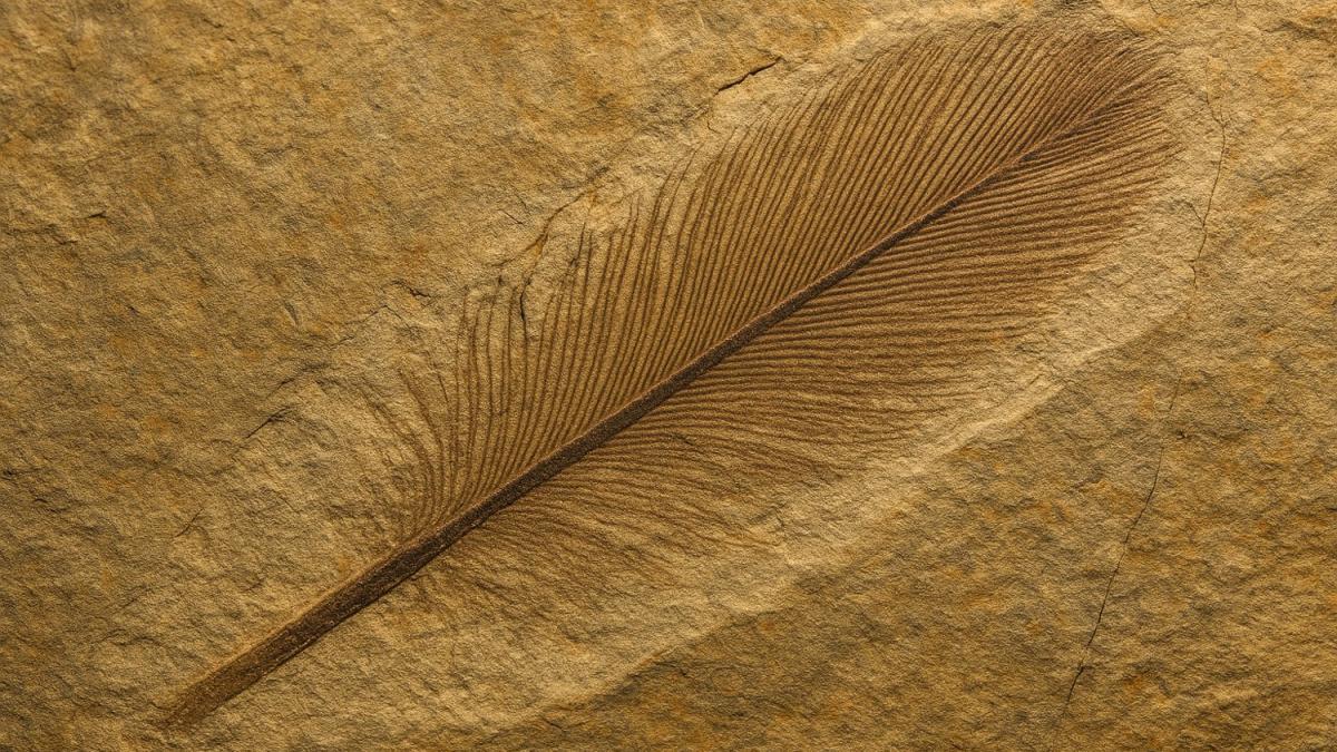 Окаменелое перо