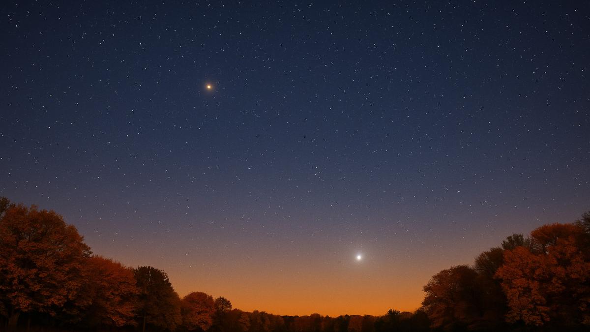 Фомальгаут над южным горизонтом