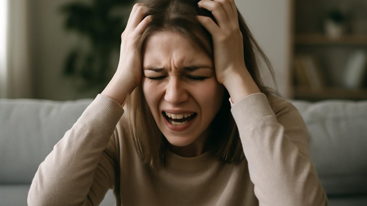 Женщина в стрессе