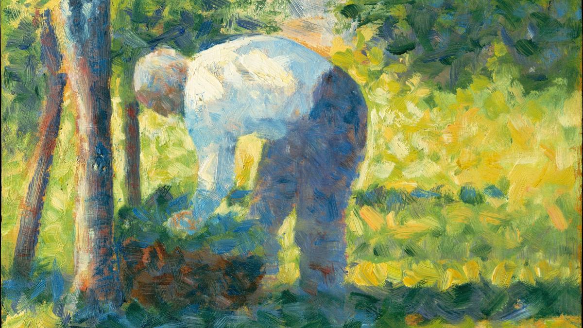 Садовник – картина Жоржа Сёра