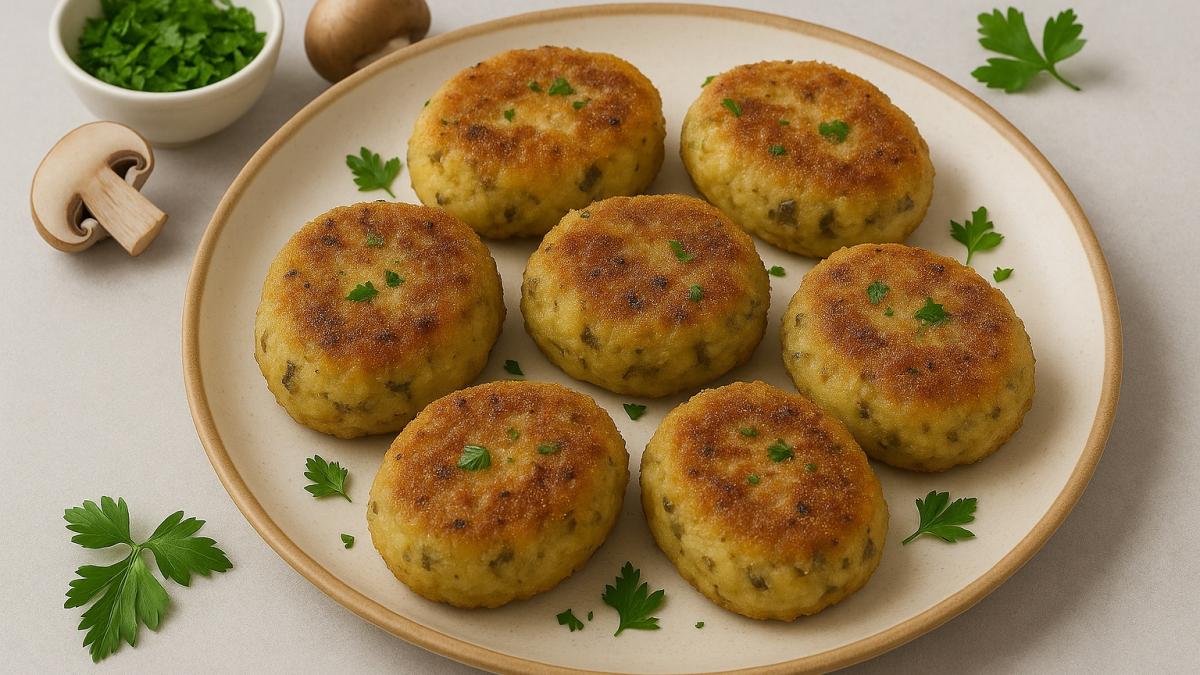 Котлеты из грибов и картофеля Котлеты из грибов и картофеля