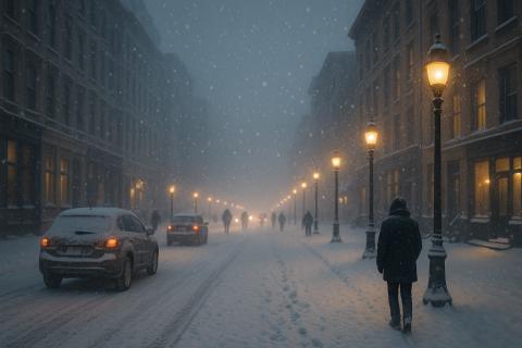Метеорологи: в январе и феврале снегопады в городах бывают наиболее сильными