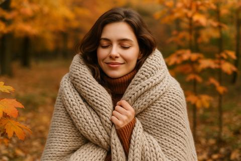 Journal of Tactile Psychology: прикосновение к шерсти и пледам действует как терапия при стрессе