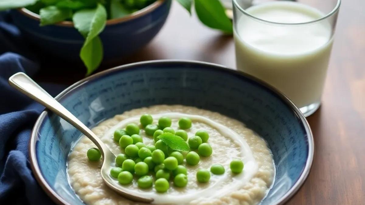 каша и йогурт каша и йогурт