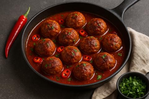 Шеф-повара: соус с чили придаёт мясным шарикам сбалансированный вкус и естественную сладость