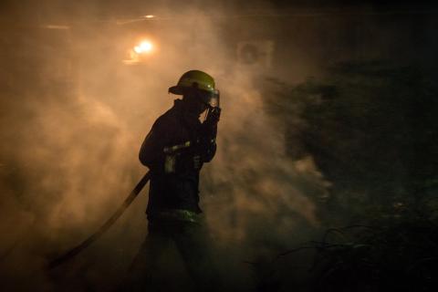 В Федоровском при пожаре частного дома погиб мужчина