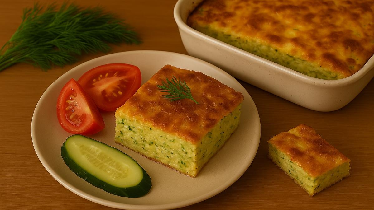 Запеканка из кабачков и сыра