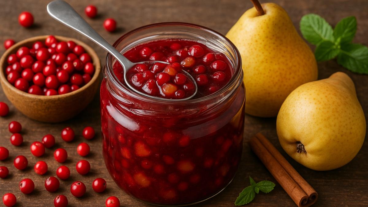 Джем из брусники и груш Джем из брусники и груш