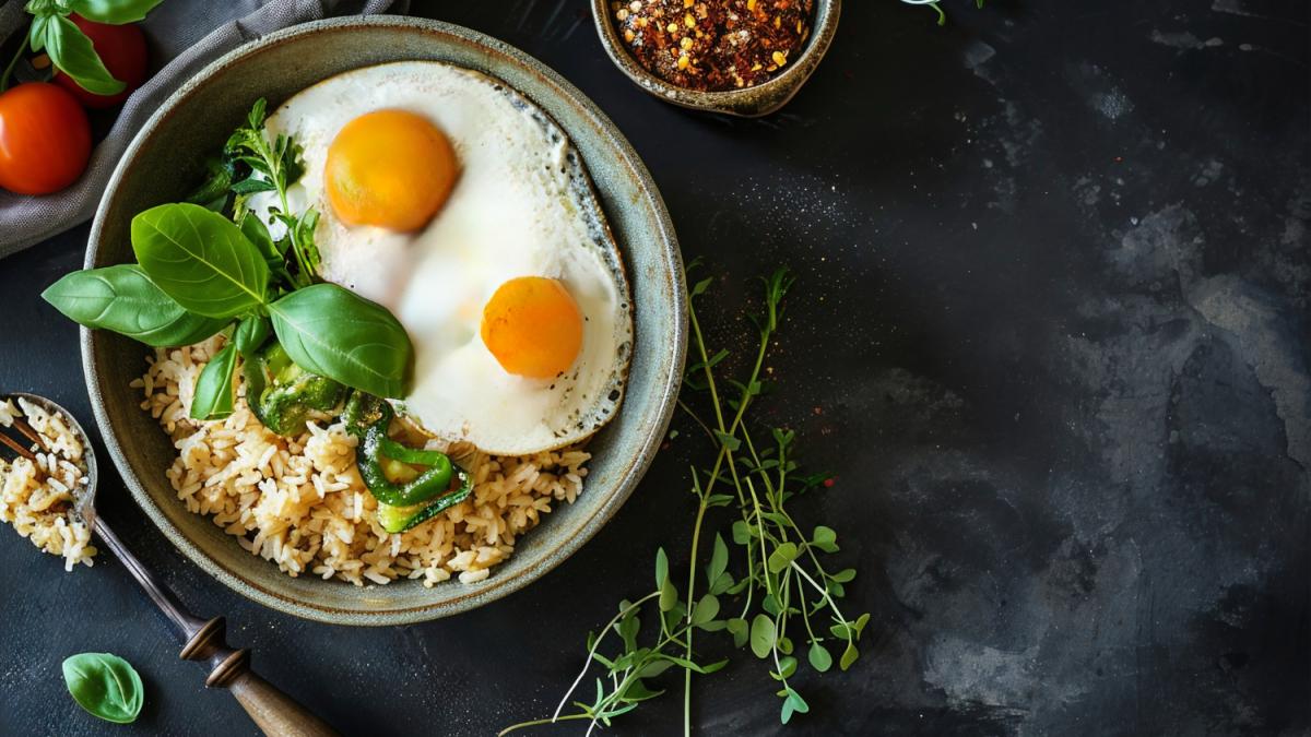 Готовая еда на столе