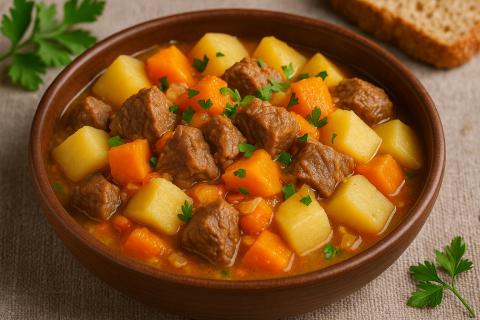 Гастроэнтеролог: тушёная говядина с овощами подходит для семейного рациона зимой
