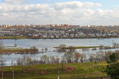 Ледовые заторы на река Майн: подтопление угрожает селу Ваеги