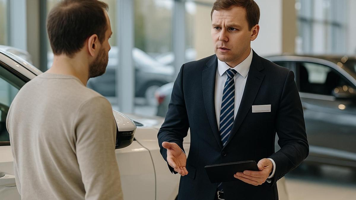 Конфликт в автосалоне