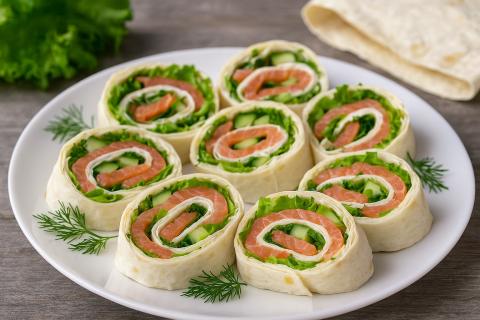 Кулинарный технолог: закуска из лаваша с красной рыбой остаётся классикой праздничного стола