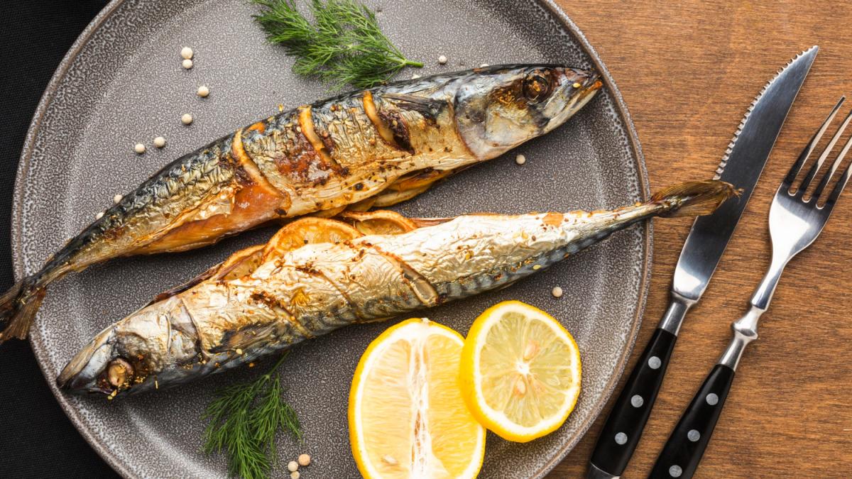 Скумбрия на гриле Скумбрия на гриле