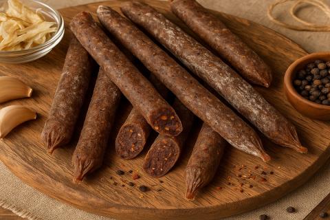 Ржаные колбаски с сушёной рыбой стали популярной домашней закуской — сезонный рецепт