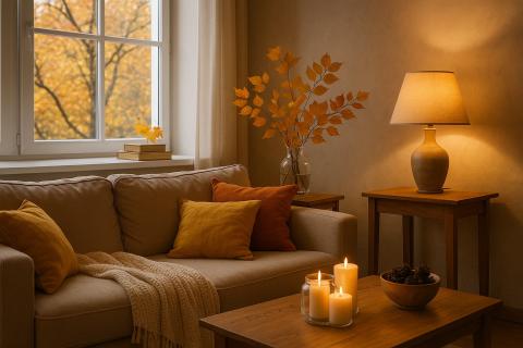 Когда стены начинают обнимать: как осенний декор превращает дом в убежище