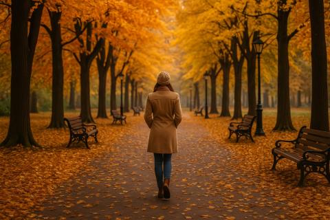 Даже лёгкая прогулка меняет цвет лица: как движение пробуждает кожу в холодный сезон