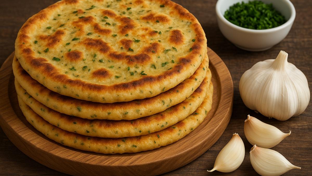 Лепёшки из рыбной муки с чесноком