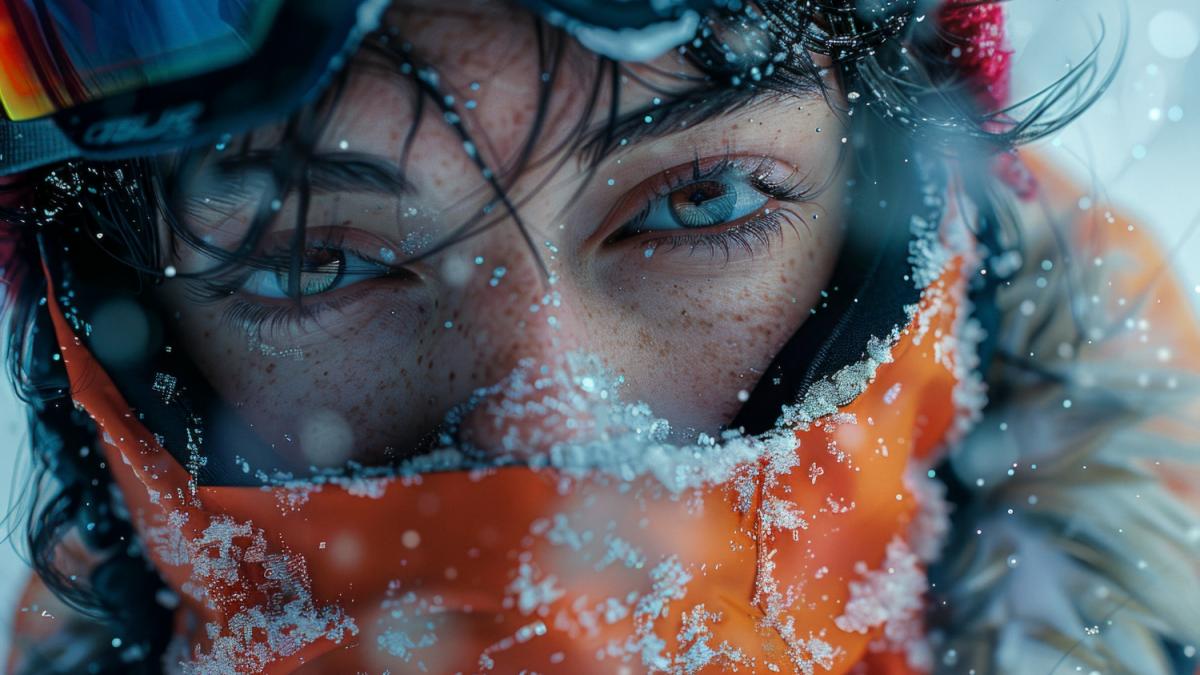 Девушка на холоде