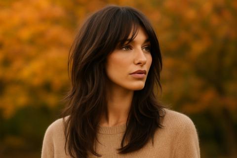 Мягкий блонд, бархатный брюнет, тёплая медь — все тренды зимнего цвета волос 2025/26