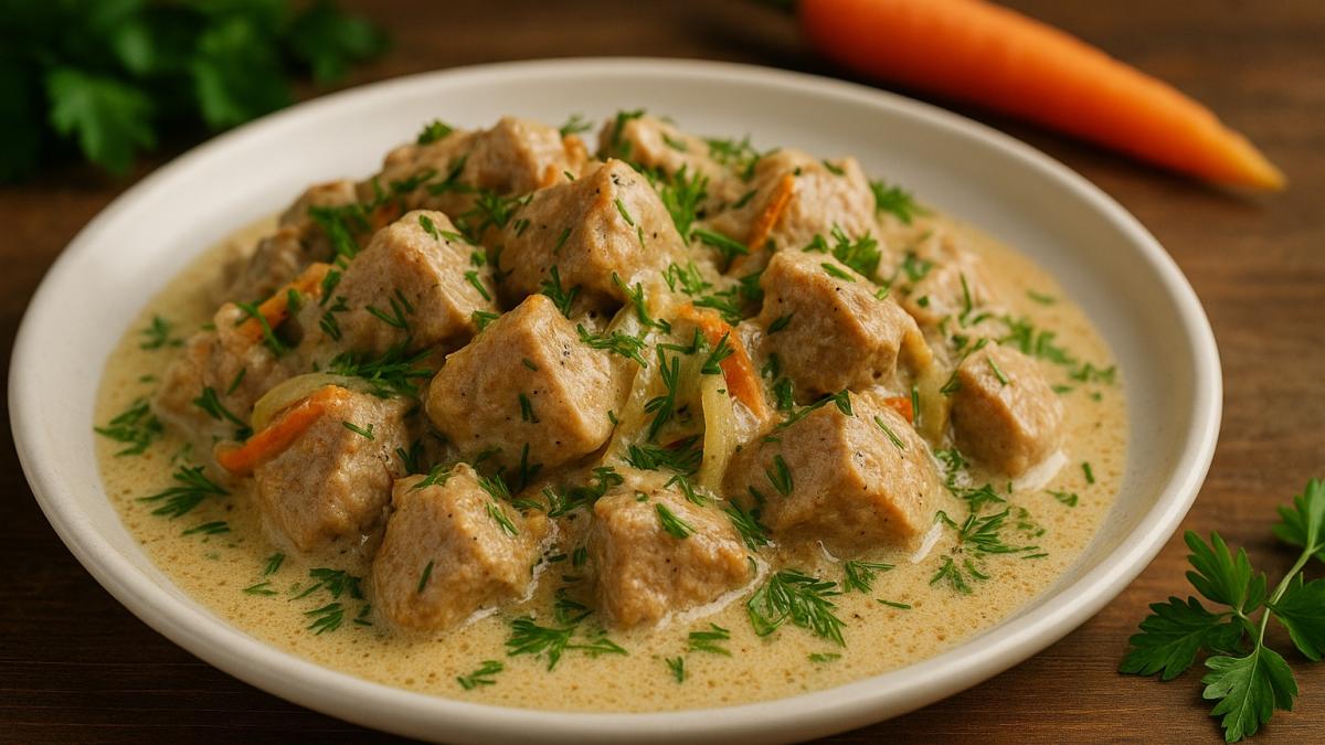 Мясо в сметане