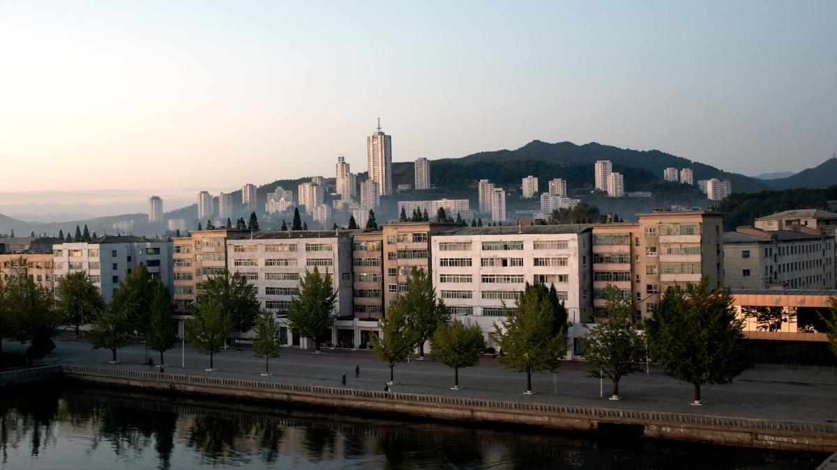 Вонсан в Северной Корее