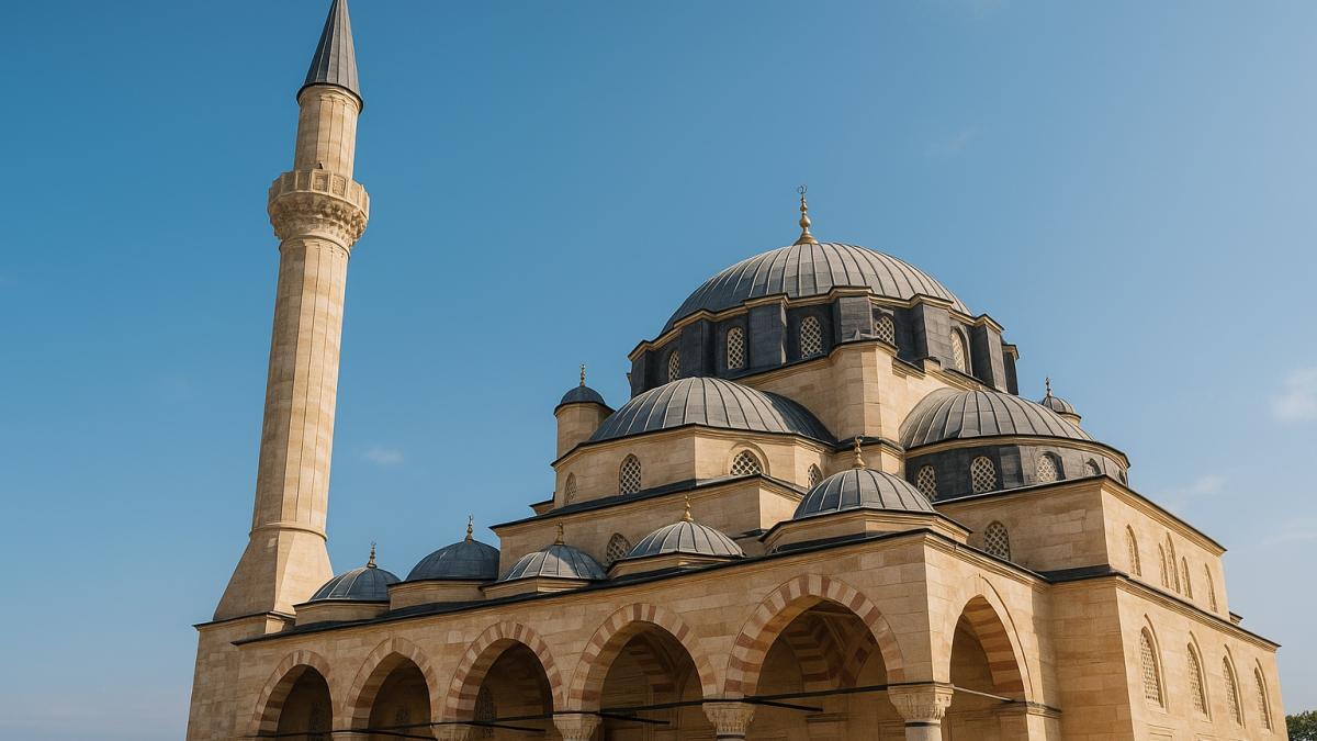 Мечеть с минаретом