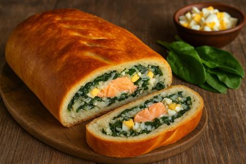 Историки кухни: кулебяка с рыбой и зеленью — главный праздничный пирог старорусской традиции
