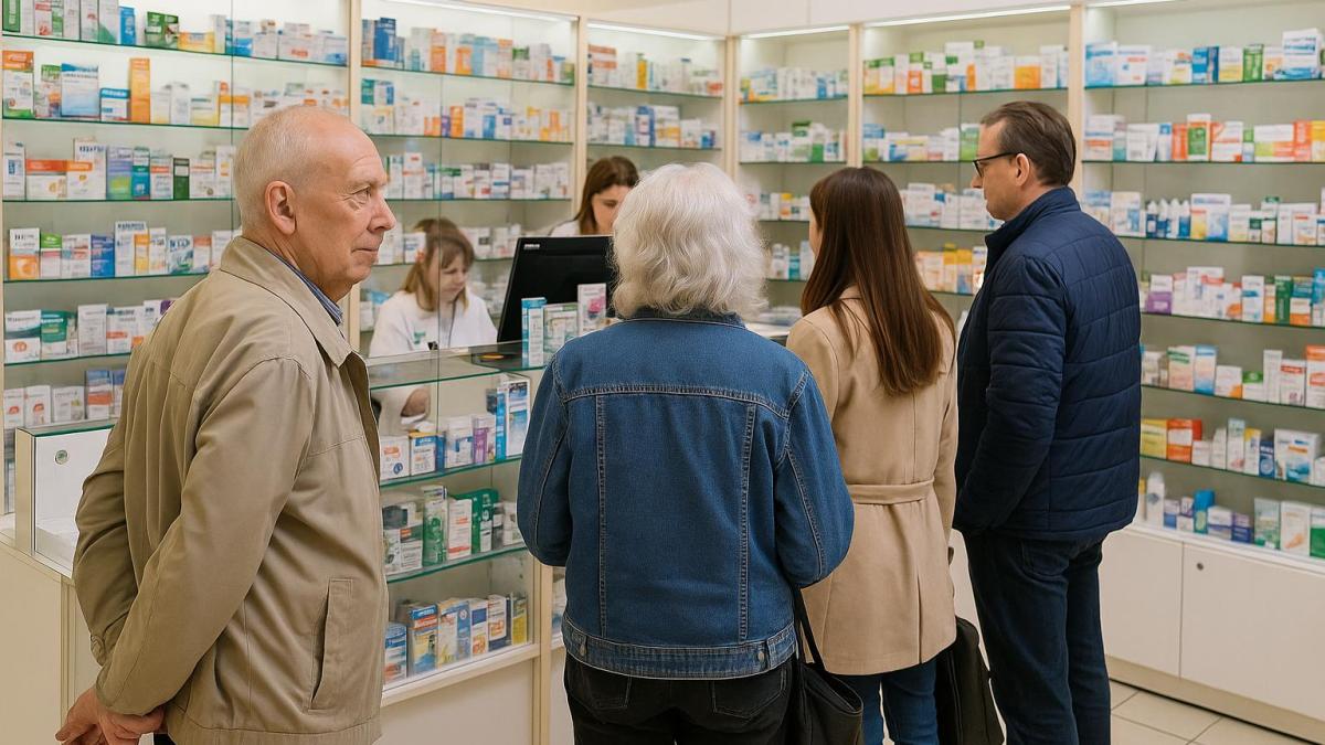 Очередь в аптеке