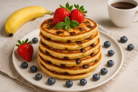 Оладьи на сметане с бананами идеально подходят для завтрака — Хибины