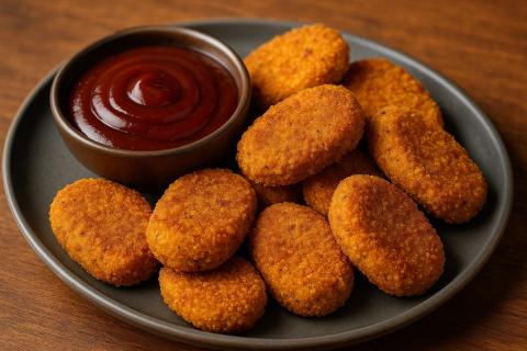 Врачи советуют заменить мясо вегетарианскими наггетсами с соусом барбекю