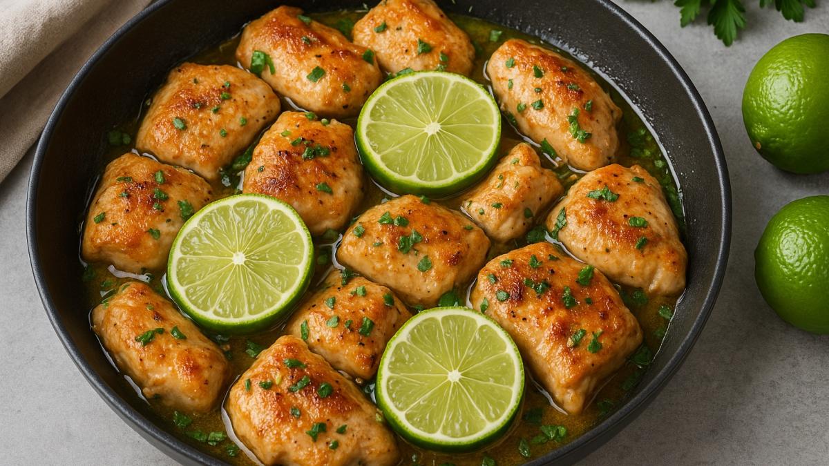 Курица с лаймом и чесноком