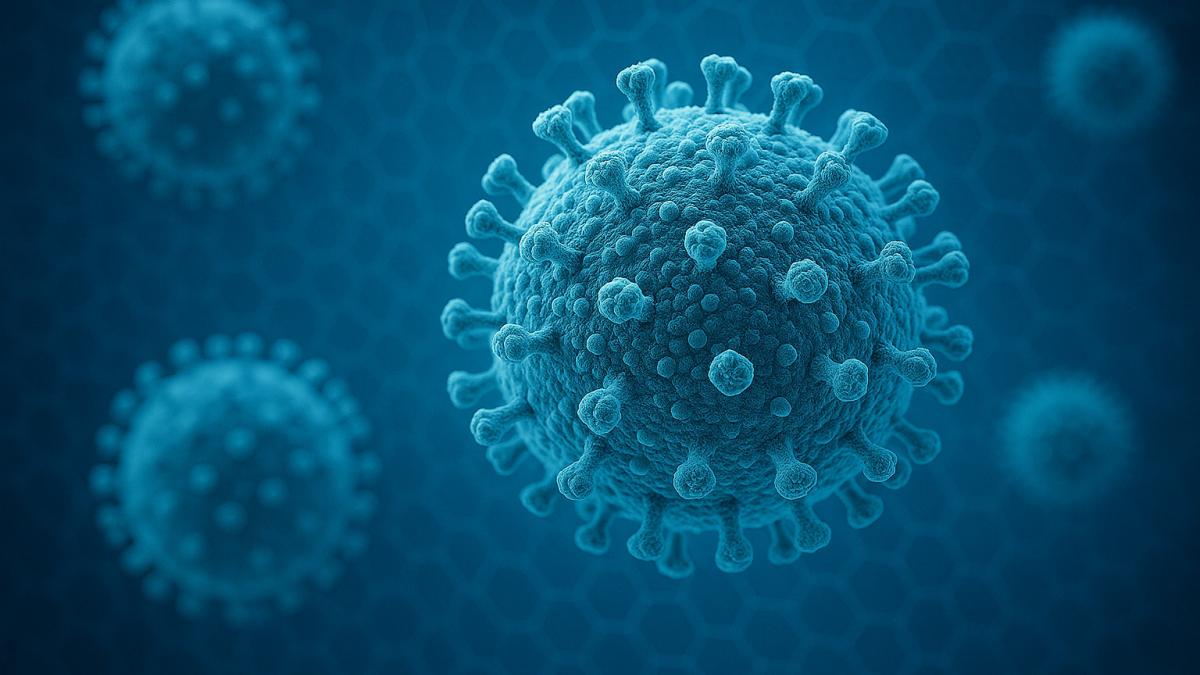 Вирус под микроскопом