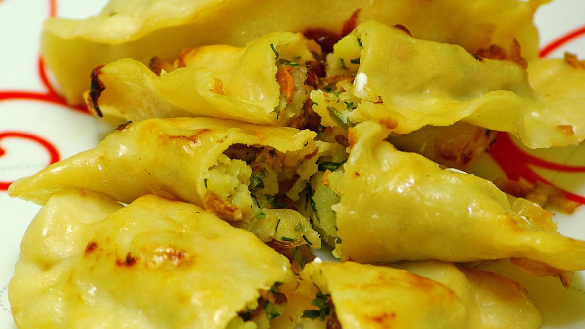 Вареники с картофелем и грибами