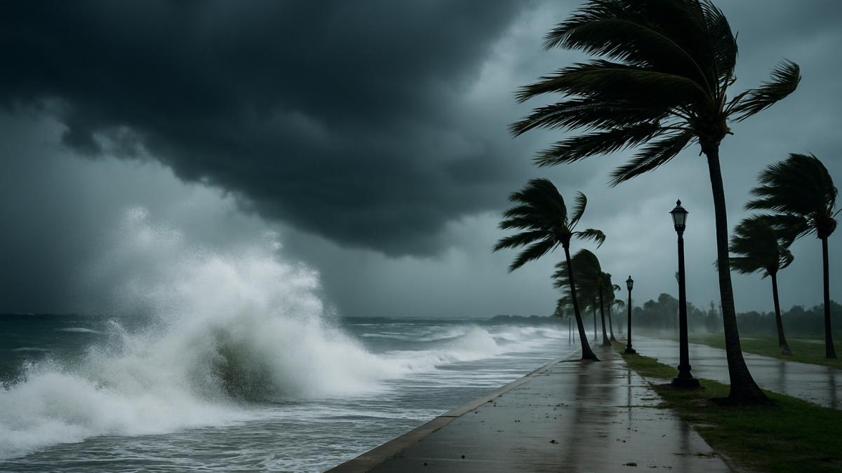 Ураган на побережье