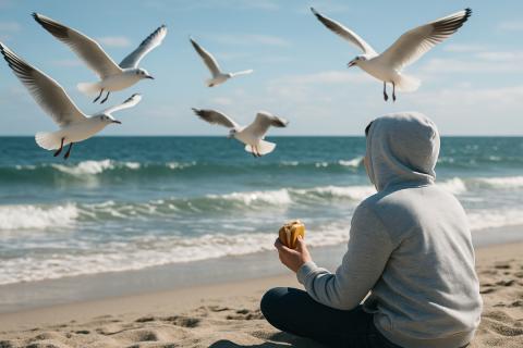 Чайки распространяют пластиковые отходы в Кольском заливе — Экосфера