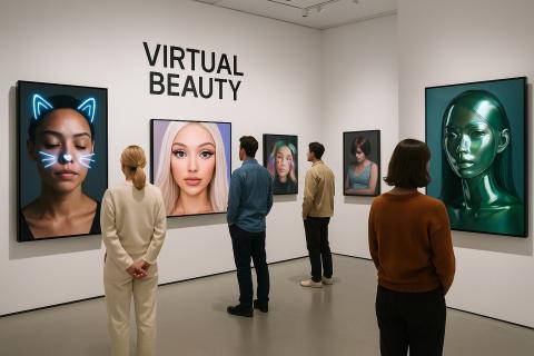 В Лондоне открылась выставка Virtual Beauty о влиянии цифровой культуры на идеалы красоты