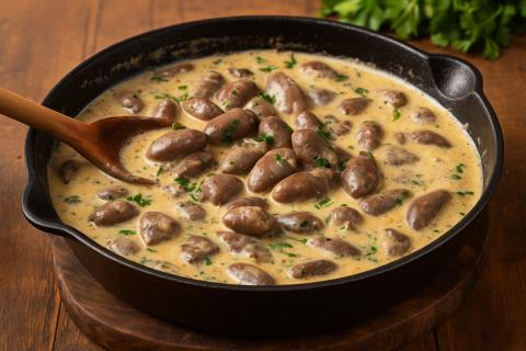 Шеф-повара советуют тушить куриные сердечки в сливках для мягкости и насыщенного вкуса
