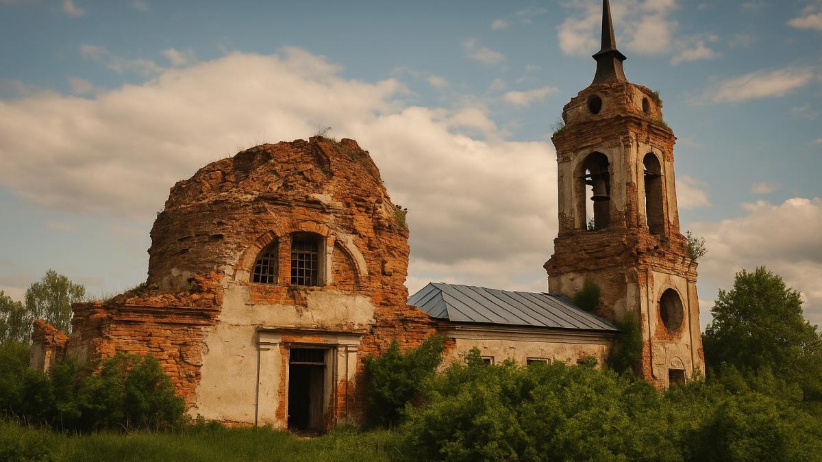 Заброшенный храм Жедрино Заброшенный храм Жедрино