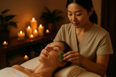 Vogue: восточные техники ухода — от gua sha до меридианного массажа — стали частью mainstream