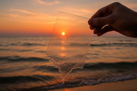 Пластик, растворяющийся в море