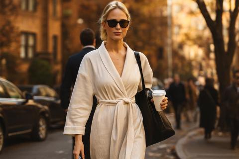Robe-core вошёл в коллекции Chloе, Toteme и Jil Sander как ключевой тренд осени 2025